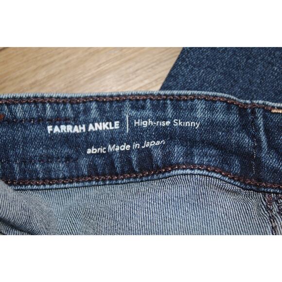 AG Adriano Goldschmied Farrah Ankle Jeans Women’s 27 High Rise Skinny Dark Wash - Picture 4 of 6